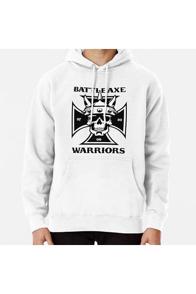Hvit Stein Φούτερ Baxwar - Πίσω εμπριμέ