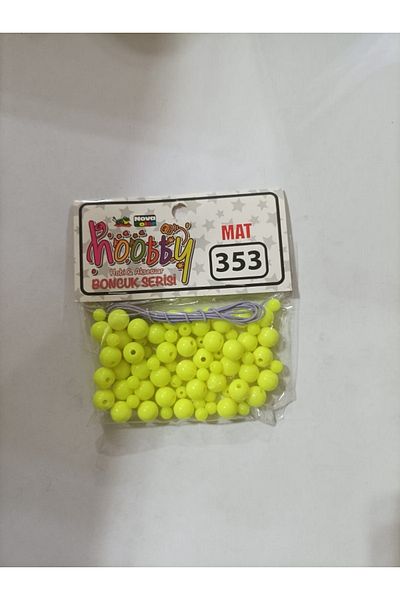 Nova Color Yellow Bead Serie Nc-353 - 1 Pack