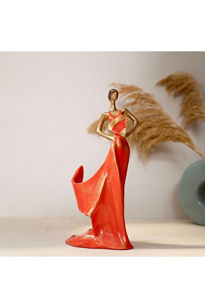 Deart İstanbul Perla Kadın Şaraplık Nar Çiçeği 35 X 13 Cm.