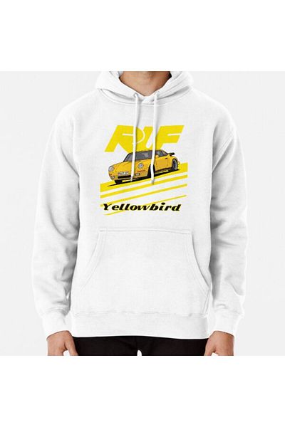 Hvit Stein Φούτερ με στάμπα RUF Yellowbird CTR