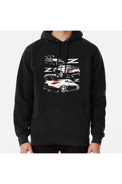 Hvit Stein Οικογένεια Ζ. Φούτερ με στάμπα 350z 370z 300zx