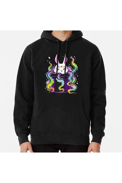 Hvit Stein Суитшърт с щампа на Eldritch Bunny