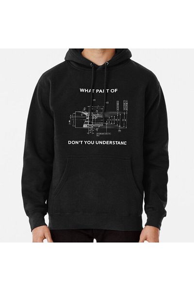 Hvit Stein Funny Engineering T-Shirt - Μηχανολογική Μηχανική T-shirt με στάμπα