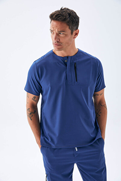 ARYA MEDİKAL Arya Medikal Marin Premium Seri Likralı Hemşire Ve Doktor Formas...