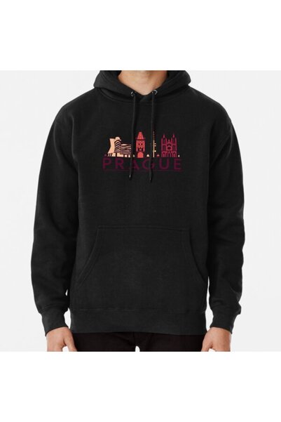 Hvit Stein براغ سيتيسكيب البلوز المطبوع