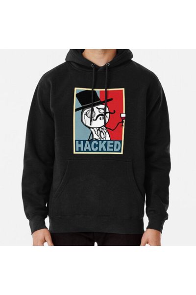 Hvit Stein Αποκτύπτεται από το LulzSec Printed Sweatshirt