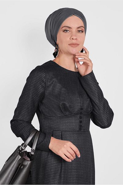 Alvina 40219 Μοντέλο Φόρεμα με καρό σχέδιο
