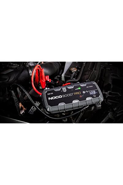 NOCO Boost Pro Gb150 12v 3000 Amper Lityum Akü Takviye Powerbank Led Lamba Eva Çanta