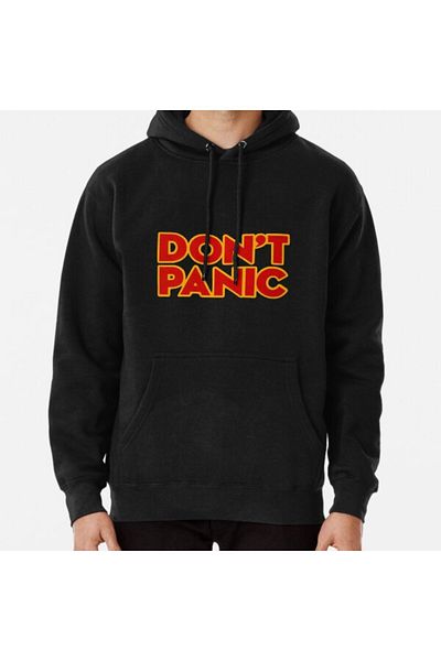 Hvit Stein Суитшърт с щампа Don't Panic