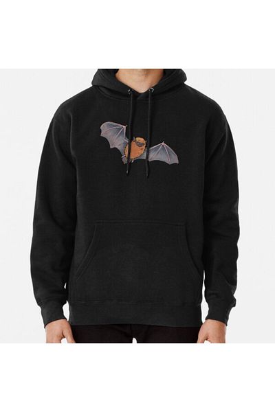 Hvit Stein Суитшърт с щампа Pipistrelle