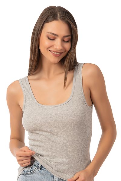 ÖZKAN underwear Özkan 26815 - بلوزة رياضية نسائية من القطن الناعم، مرنة وسميكة
