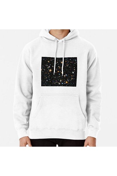 Hvit Stein Hanorac cu imprimeu Hubble Extreme Deep Field