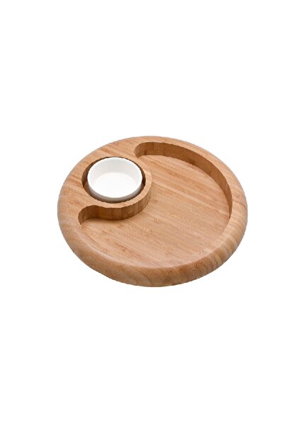 Bien Servi Round Bamboo Serving Plate with Bowl 31cm G19-X058SET-B