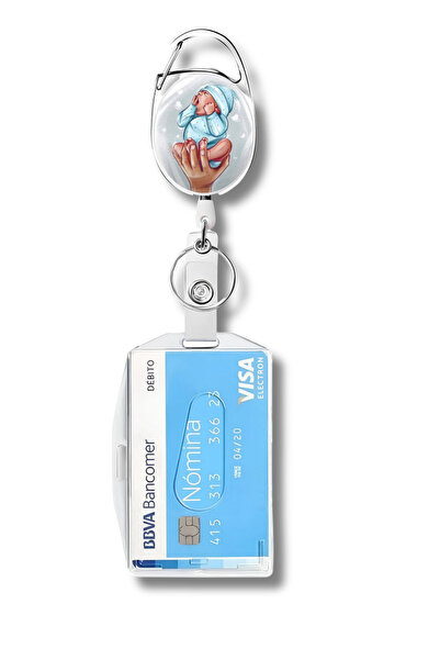 excarpin Newborn Baby Women Born Premium Steel Case Yoyo Card Holder Card Holder