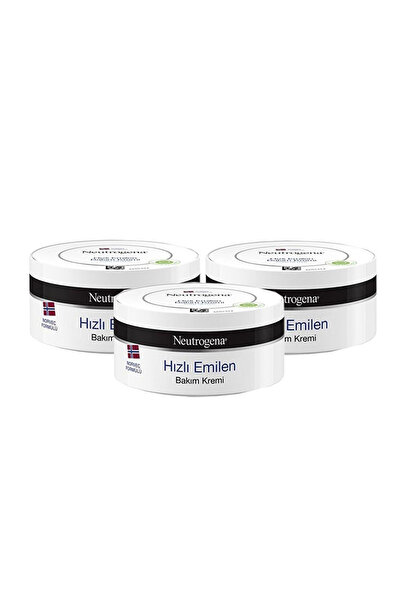 Neutrogena كريم العناية باليدين والجسم سريع الامتصاص 200 مل × 3 قطع