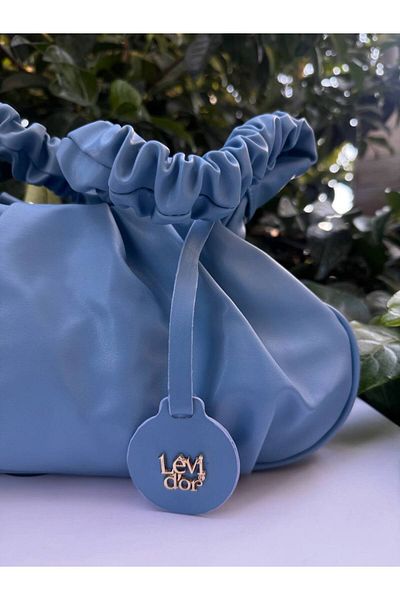 Michelle COCO Geantă de umăr pentru femei din piele cu șnur Design special de înaltă calitate