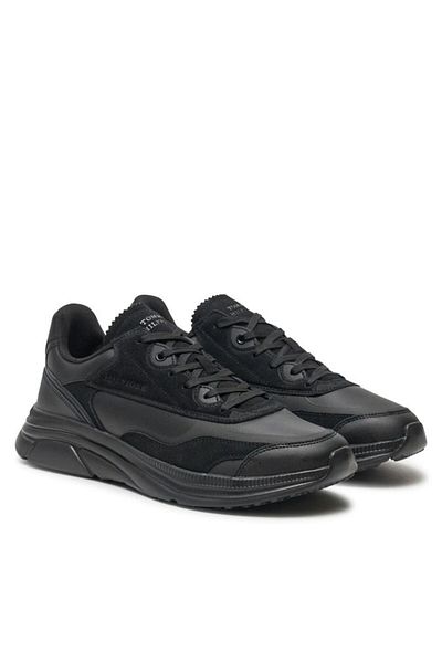 Tommy Hilfiger Runner modern de culoare din piele