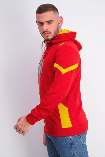 Marvel Men Captain America Civil War Hoodie, Red