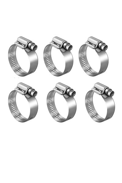 DESIPHON 6 Pcs Adjustable Hose Clamp 16X23