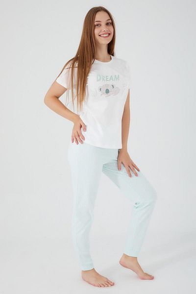 ROLY POLY Σετ γυναικείες πιτζάμες Rolypoly Koala Cream - Light Nil, κοντομάνικο