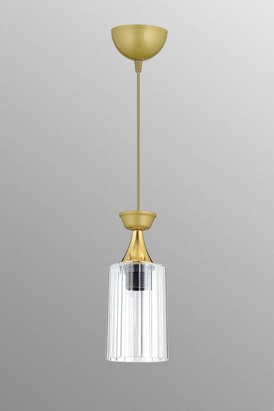 SONSUZ AYDINLATMA&AVİZE Single Pendant Lamp Antiqued Mica Transparent Glass Luxury Modern Downward Facing Chandelier