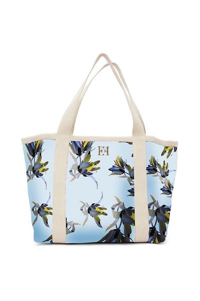 Escada Zipper Bag Detailed Shoulder Strap Turquoise Bag
