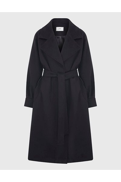 İLVİ Camila Women's Black Coat Standard Size