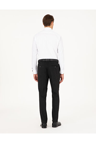 Pierre Cardin Anthracite Slim Fit Fabric Trousers 50293167-Vr006