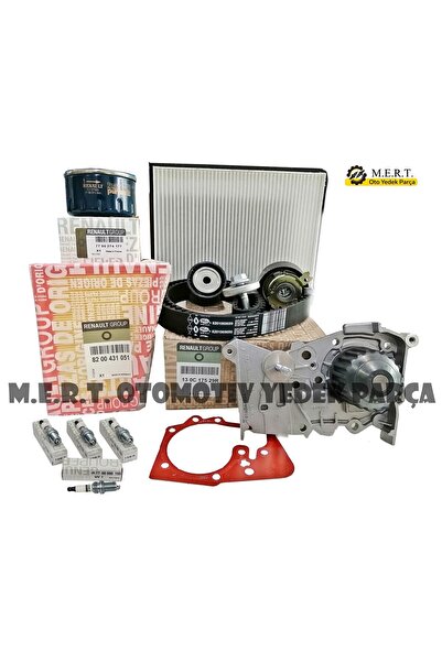 M.E.R.T. OTOMOTİV-YEDEK PARÇA Megane 1 Komple Bakım Seti 1.6 Triger, Devirdaim, Filtre, Buji