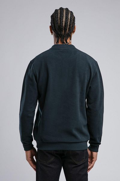 Lee Cooper Мъжки поло суитшърт Newblend в тъмносин цвят