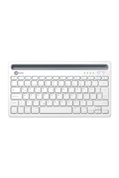 LENOVO LECOO BK100 Q Kablosuz Bluetoothlu Beyaz Klavye