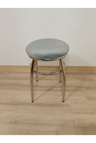 EVKO MOBİLYA Tabure, Bar Taburesi, 6 Adet Tabure, Puf, Bench, Metal Ayaklı Ta...