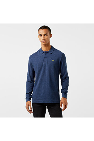 Lacoste L.12.12 Erkek Slim Fit Uzun Kollu Lacivert Polo
