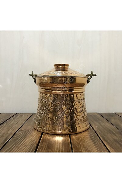 EFEMİR دباسة نحاس مطرز 3 لتر