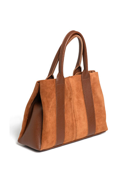 çkn sedat çakan çanta & fular & aksesuar حقيبة كتف نسائية من جلد الغزال الأصلي