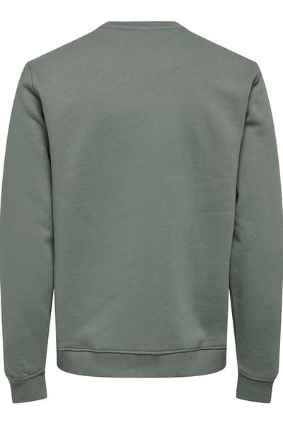 Only & Sons Φούτερ ONSCURATED KHAKI Reg Crew Neck - 22030923