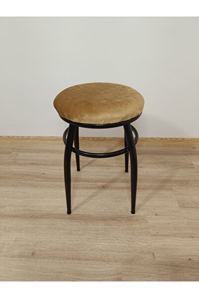 EVKO MOBİLYA Tabure, Bar Taburesi, 4 Adet Tabure, Puf, Bench, Metal Ayaklı Ta...