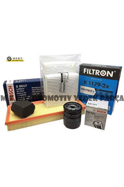 M.E.R.T. OTOMOTİV-YEDEK PARÇA Citroen C3 1.2 Puretech Filtre Bakım Seti 110Hp