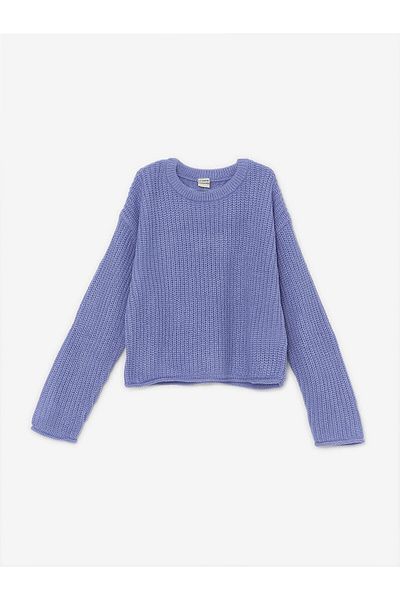 LC Waikiki LCW Kids Crew Neck Long Sleeve Girls' Knitwear Sweater