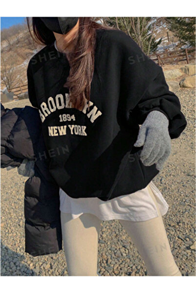 MOONBULL Унисекс голям суичър с деколте