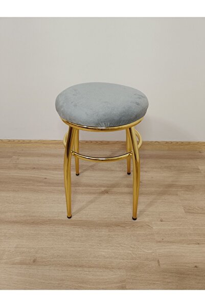 EVKO MOBİLYA Tabure, Bar Taburesi, 4 Adet Tabure, Puf, Bench, Metal Ayaklı Ta...