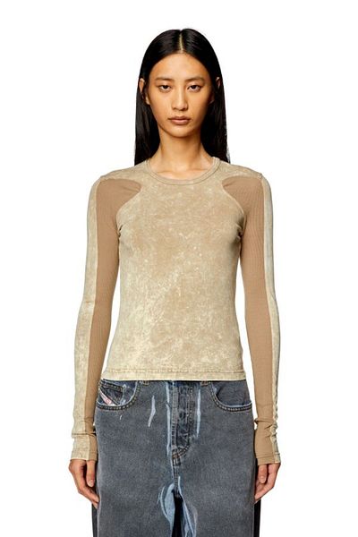 Diesel Tricou de damă bej