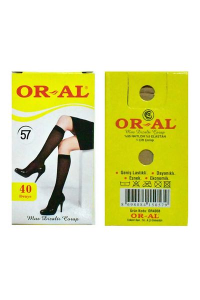 Çorapdiyari & or - Al 12 Pairs Nude Color Women's 40 Denim Mousse Knee-Length Trousers Socks