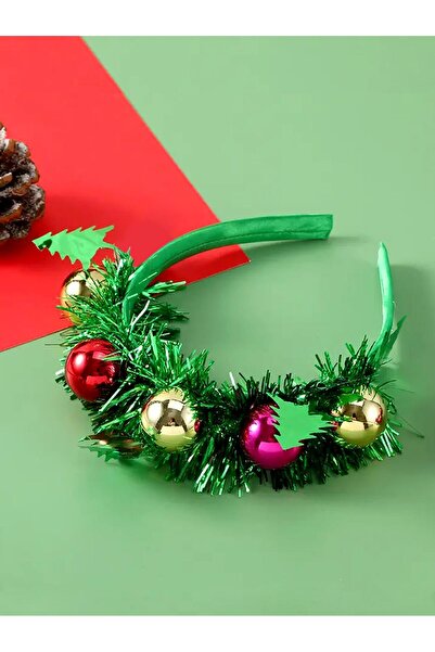 Parti Adresi Renkli Yılbaşı Toplu Parti Tacı Yeşil