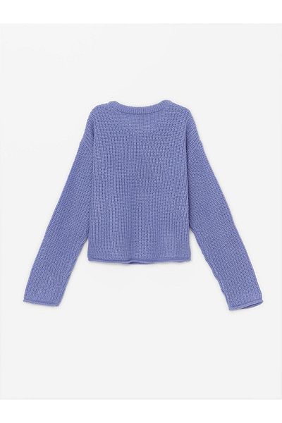 LC Waikiki LCW Kids Crew Neck Long Sleeve Girls' Knitwear Sweater