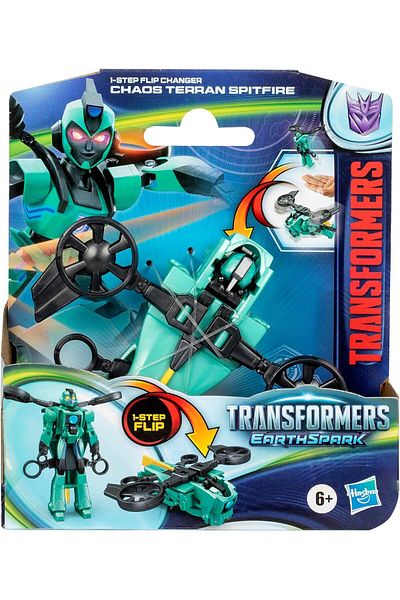 transformers Earthspark One-Step Transforming Figure Chaos Terran Spitfire F8663