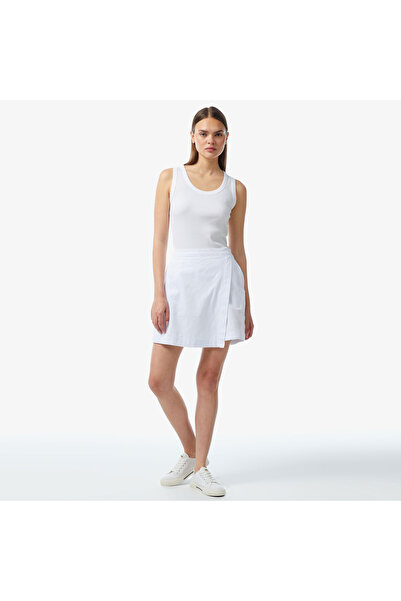 Nautica Kadın Beyaz Standart Fit Şort Etek