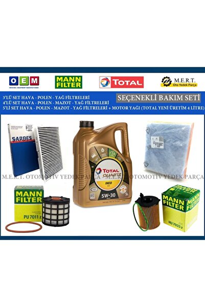 M.E.R.T. OTOMOTİV-YEDEK PARÇA Citroen C3 Aircross 1.6 Bluehdi Euro 6 Filtre B...