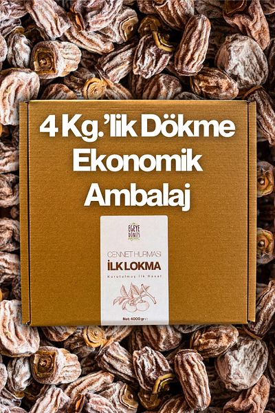 EGEYE DÖNÜŞ 1. Class Large Size Heaven Dates - 4 Kg. Economical Cast Packaged