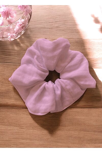 Joyous Mom Kids Βαμβακερό κλιπ μαλλιών Giant Size Muslin Hair Rubber Oversize